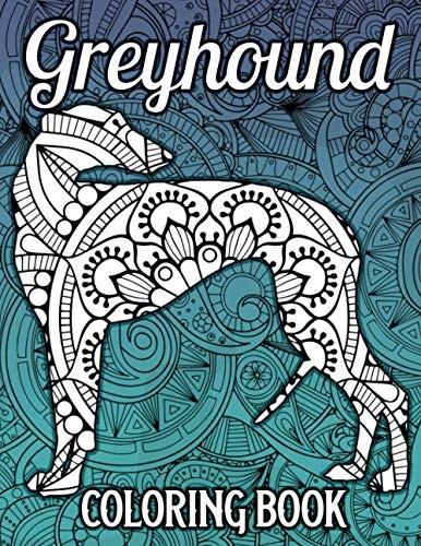 Greyhound coloring book 40 - greyhound,
