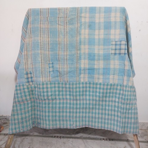 Handmade kantha quilt vintage - handmade,