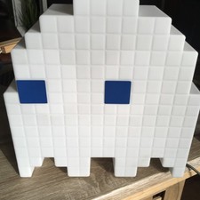 LED Pac Man Ghost USB Light Multicoloured Night Light Lamp 16 Colours. NOT BOXED