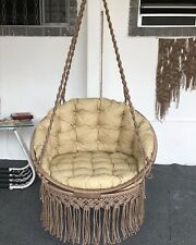 Round Macrame Round Swing