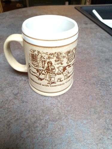 Vintage pottery tankard mont - , tankard.mont
