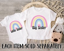 Boho Rainbow Big Sister Little