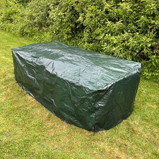 Garden Table Cover Patio Outdoor Waterproof Rectangular Furniture Green (2.03m)