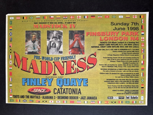 Madness madstock iv finsbury - madness,