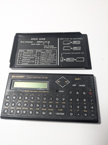Sharp 1248 pocket computer - pc-1248,