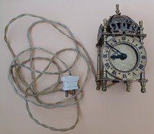 Vintage  Electric Brass Lantern Clock - for restoration