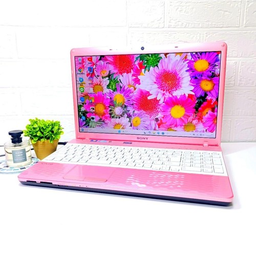 Sony vaio pink notebook laptop - pink,