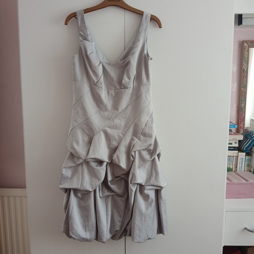 Monsoon silver dress size - silver, 10