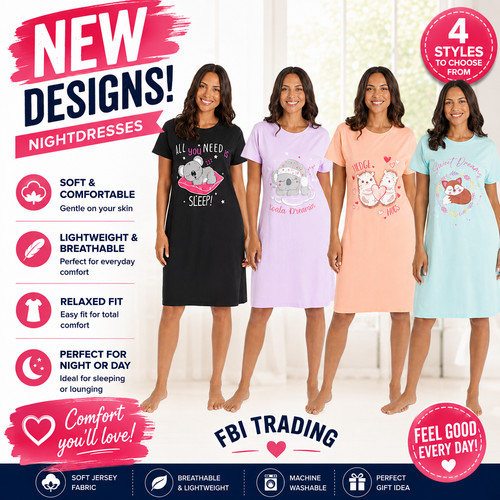 Womens ladies nightshirts - womens,