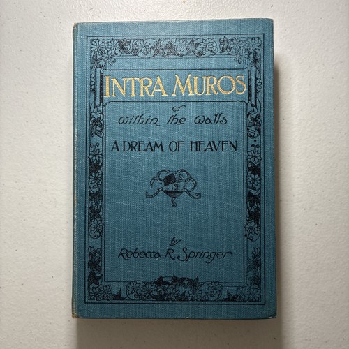 1929 antiquarian book - antiquarian, intra