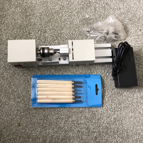 Miniature woodworking lathe - miniature,
