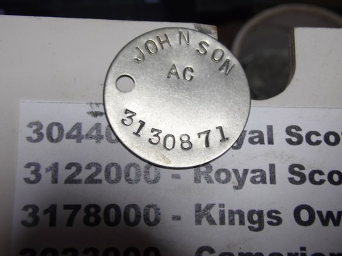 Ww2 relic dogtag identity - ww2,