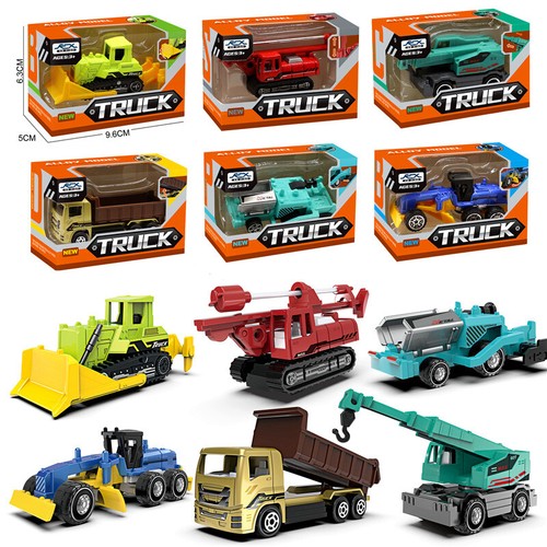 6pcs mini construction - 6pcs, 1:64