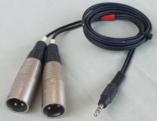 4 ft XLR to Sony 3.5mm Jack ~ Studio Interconnect Cable Studer Revox Sony  #11