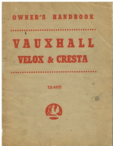 Vauxhall velox cresta - velox, pa