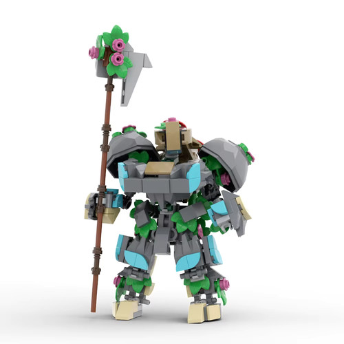 283 pcs moc forest guardian - pcs,