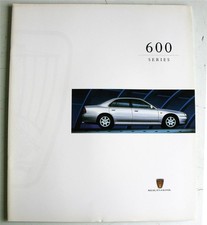 ROVER 600 SERIES Car LF Sales Brochure 1998 #5357 618 620 623 Si SLi GSi ti SDi+