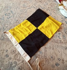 Vintage Nautical L Lima Signal