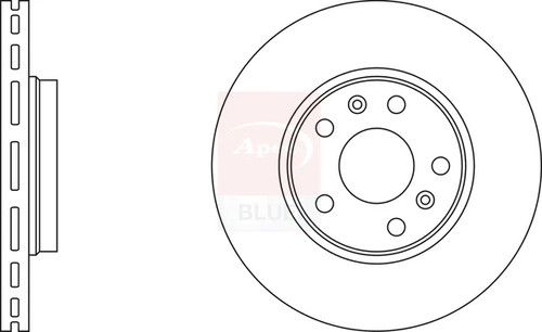 Brake discs pair - discs,