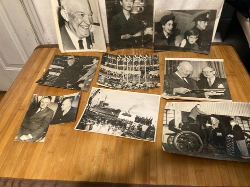 Vintage historical press photo