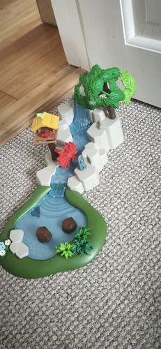 Playmobil river and waterfall - river,