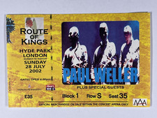 Paul Weller Concert Ticket