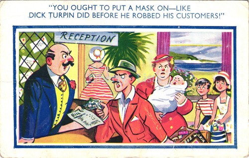 You ought put mask on - to,
