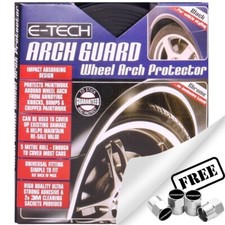 Tech black car wheel arch - black,