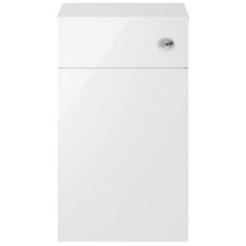 Nuie Athena Back to Wall WC Toilet Unit 500mm Wide - Gloss White