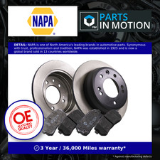 2x Solid Brake Discs and Pads