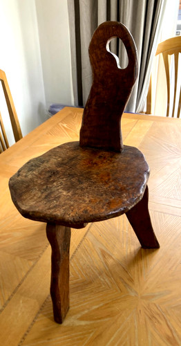 Vintage oak victorian tripod - oak,