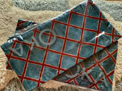 Oka trellis velvet cushion - oka,