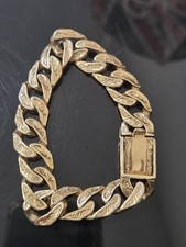 9ct gold curb pattern link