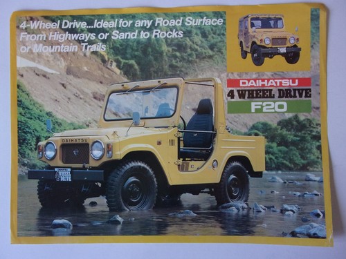 Daihatsu f20 4x4 - daihatsu, 1978