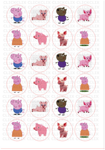 Peppa pig edible fairy - pig,