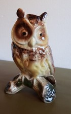 Vintage Brown Owl Ornament 16 cms Tall JEMA Holland 188 Animal Bird Collectables