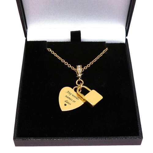 Personalised gold necklace - personalised,