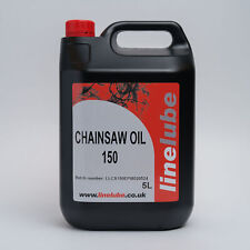 Chainsaw Oil 5 Litres ISO 150 Linelube AGRI High Tack All Chain Saw Models 5L