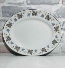 Vintage Vinewood Ridgway 'White Mist' Ivy Leaf Pattern Large Oval Plate Platter