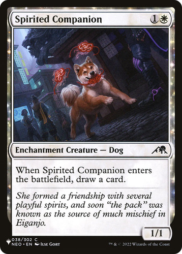 Spirited companion the list - companion, [the