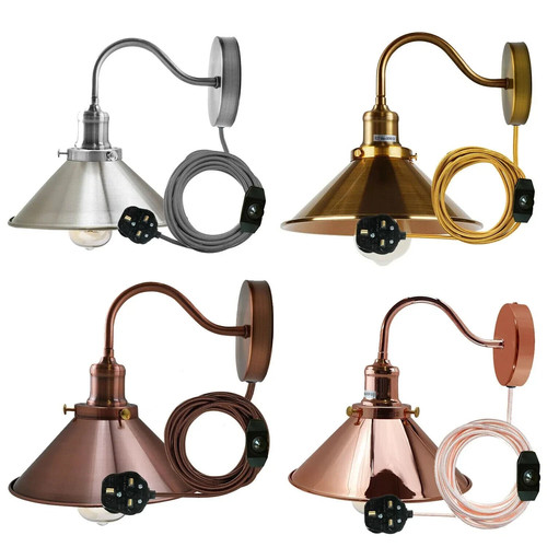 Vintage industrial wall light - vintage,