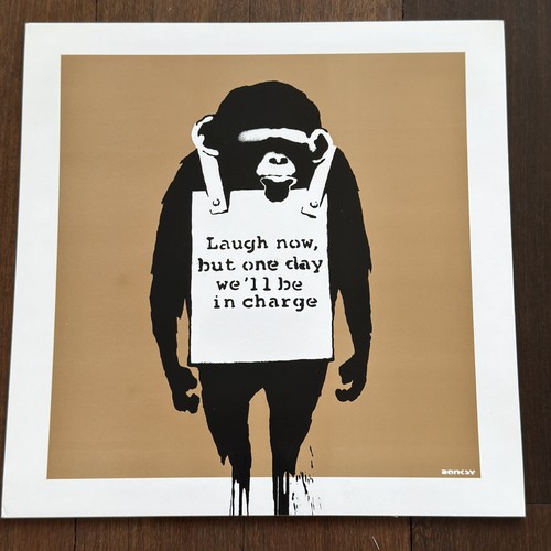 Banksy laugh now 12 - -,