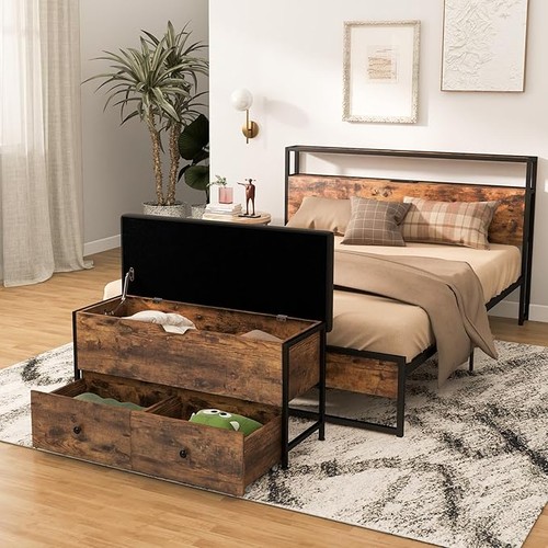 Chest footstool 2 - chest, w/2