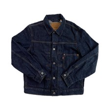Levi’s Premium Selvedge Indigo Denim Type 1 Trucker Jacket | Size S | Cinch Back