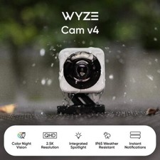 Wyze Cam v4, 2K HD Wi-Fi Smart