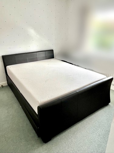 Sleigh king size leather - size,