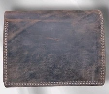  Mens Distressed Hunter Genuine leather Wallet Vintage Style Handmade
