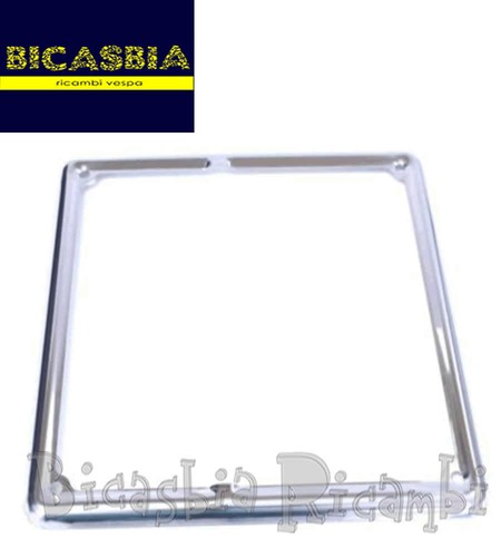 0114 frame plate chrome x - 0114,