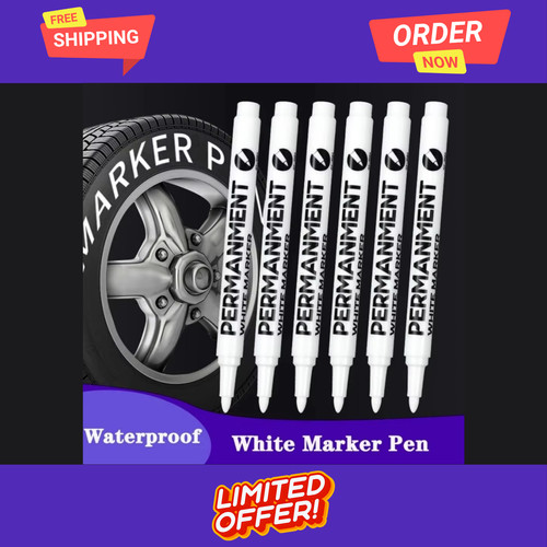 Pack acrylic white paint - 6,