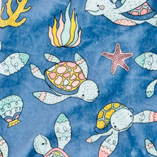 Turtles Extra Soft Double-sided Minky Fleece - Sphynx Cat Top , Devon Rex, Pet C